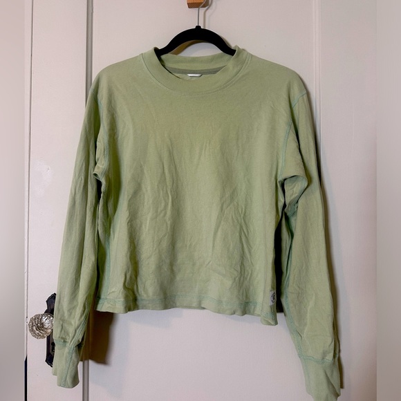 Green Reigning Champ Long Sleeve Shirt - Picture 1 of 4